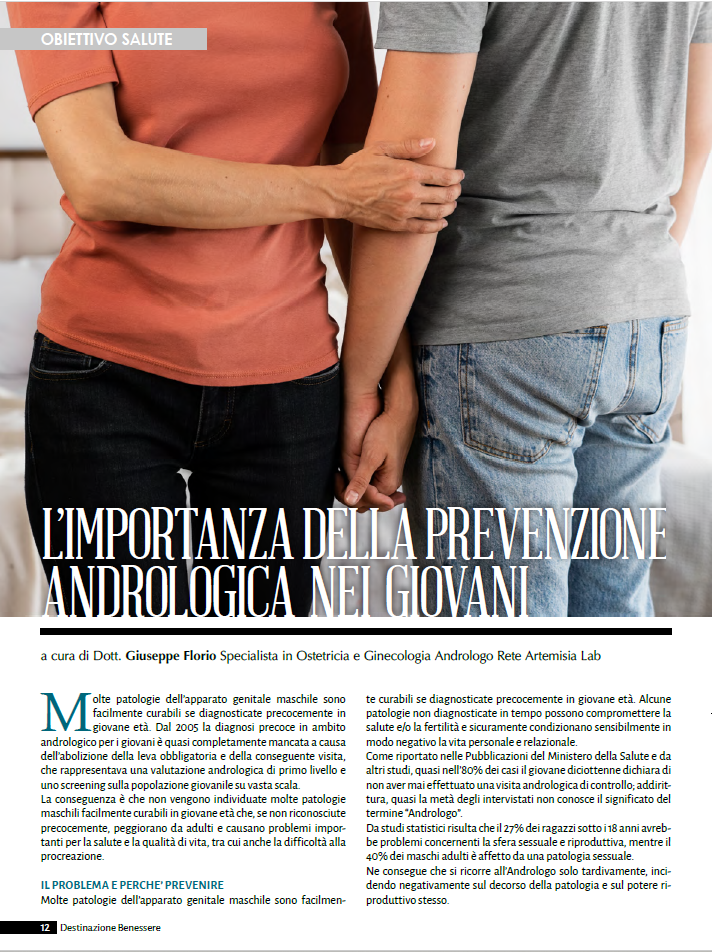 L'importanza della prevenzione andrologica nei giovani