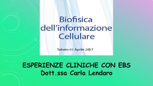 Esperienze cliniche con EBS
