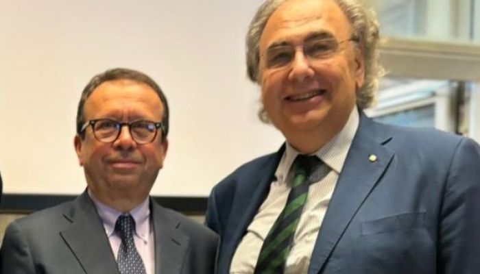Il dr. Florio a Venezia, in qualità di vicedelegato della delegazione Roma dell'Accademia Italiana della Cucina