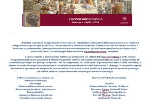 il dott. Florio e la dott.ssa Lendaro docenti nel master del prossimo Anno Accedemico